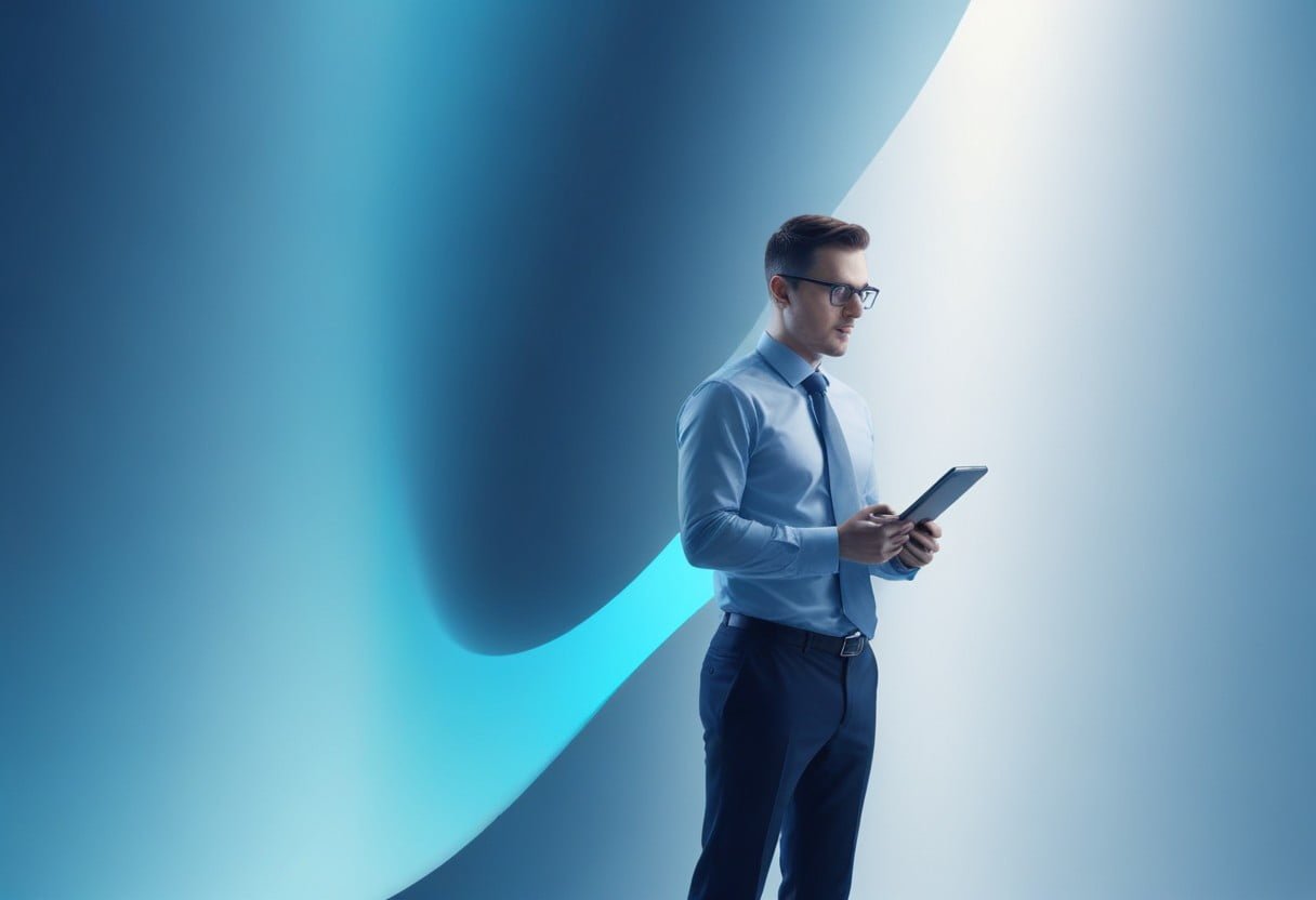 خدماتنا 14 pikaso texttoimage Management consulting services split gradient colo 1